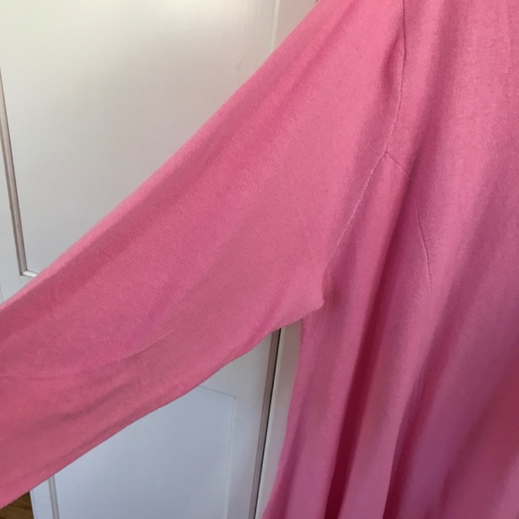 SILHOUETTES Cotton Sweater Swing Style Long Sleeve Pink Women’s Plus Size 3X - Picture 8 of 12